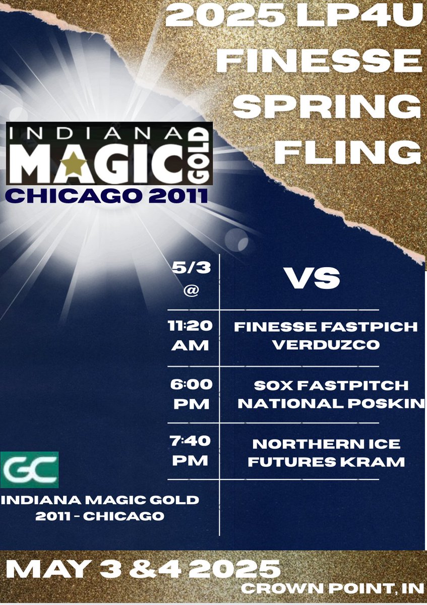 Indiana Magic Gold 2011_CHI (@img2011_chi) on Twitter photo We are ready for this weekend! These girls take the field tomorrow morning! 🪄⭐ #goldblooded <a href="/MagicGoldSB/">IN Magic Gold-Green</a> We are ready for this weekend! These girls take the field tomorrow morning! 🪄⭐ #goldblooded <a href="/MagicGoldSB/">IN Magic Gold-Green</a>