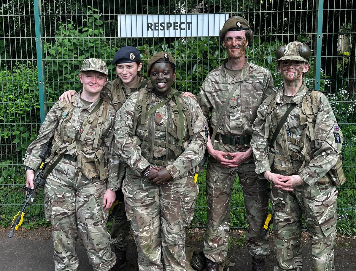 A sad farewell to our wonderful Year 13 CCF.  #DaretobeGreat