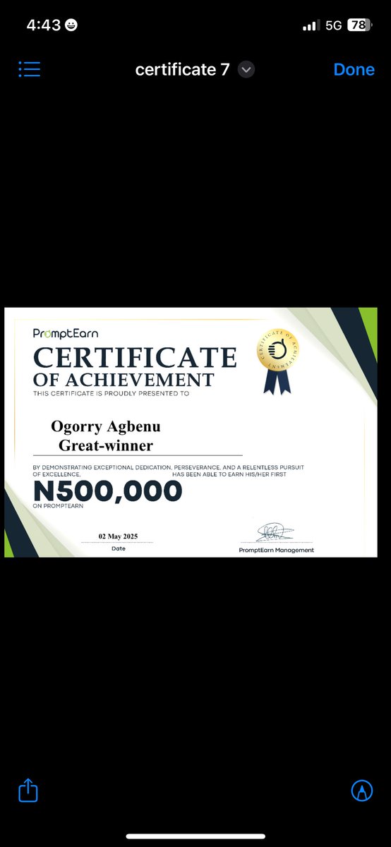 Coach Winner (@greatwinne28340) on Twitter photo Just got paid 500K today!!! by <a href="/promptearn/">PromptEarn</a> in 2 weeks🥹💃
I started with doubts, but I gave it a try… and boom 🤭
Now I earn more than some salaries & I’ve got my certificate too 💃
Big thanks to <a href="/promptearn/">PromptEarn</a> and Shoutout to my amazing coach <a href="/davineh360/">Davineh Pro🦅</a> Just got paid 500K today!!! by <a href="/promptearn/">PromptEarn</a> in 2 weeks🥹💃
I started with doubts, but I gave it a try… and boom 🤭
Now I earn more than some salaries & I’ve got my certificate too 💃
Big thanks to <a href="/promptearn/">PromptEarn</a> and Shoutout to my amazing coach <a href="/davineh360/">Davineh Pro🦅</a>