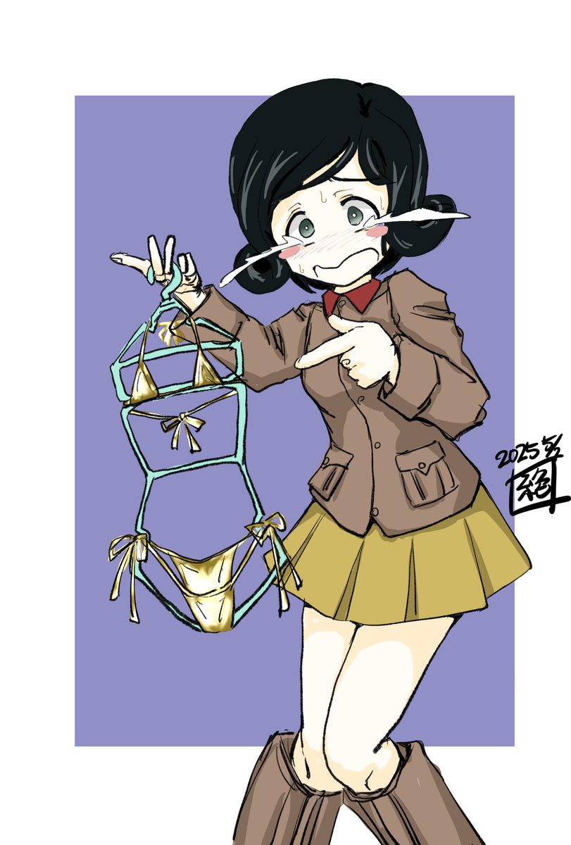 遅れに遅れた #寺本とみ子生誕祭 絵ようやく出来上がりました!
お誕生日おめでとうございます
遅れて申し訳ありません!
今日はゴールデンウィークだったからなー
水着を着用するように言われちゃって…
運が…悪かったのかな…?
でも今日誕生日…
#寺本とみ子生誕祭2025
#ガルパン