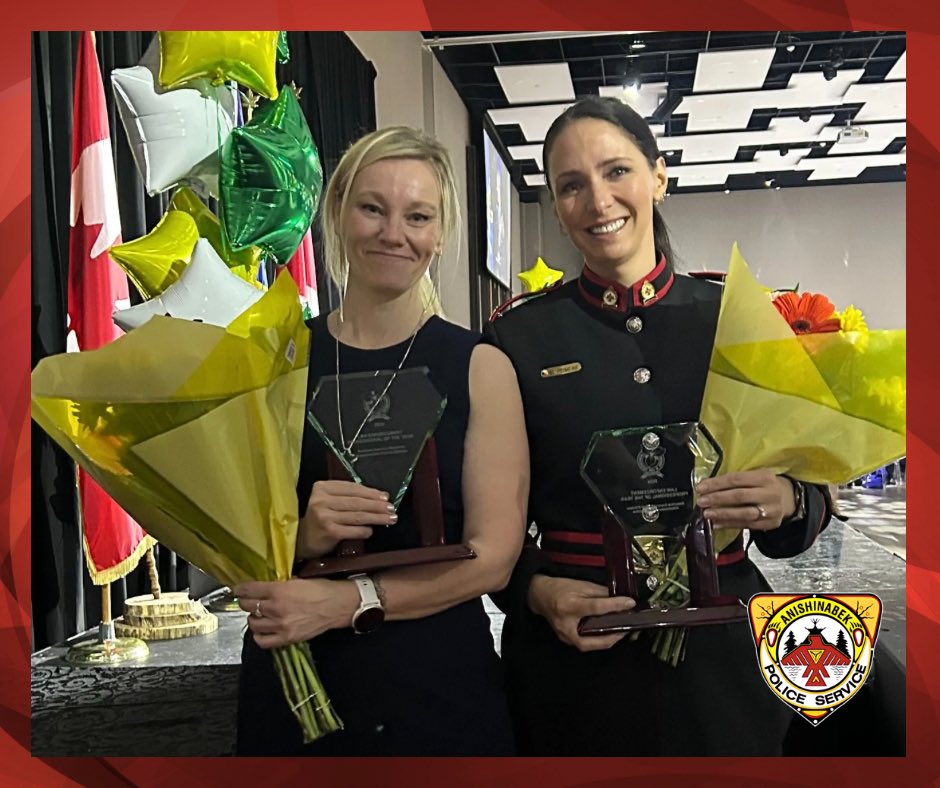 Anishinabek Police Service (@apscops) on Twitter photo The Anishinabek Police Service is incredibly proud to see two of our outstanding members recognized with the Law Enforcement Professional of the Year award at last night’s <a href="/OWLECanada/">Ontario Women in Law Enforcement</a> Annual Gala.
Detective Constable Matti Primeau of the APS Major Crime Unit and Provincial The Anishinabek Police Service is incredibly proud to see two of our outstanding members recognized with the Law Enforcement Professional of the Year award at last night’s <a href="/OWLECanada/">Ontario Women in Law Enforcement</a> Annual Gala.
Detective Constable Matti Primeau of the APS Major Crime Unit and Provincial