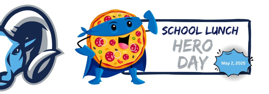 Happy School Lunch Hero Day! Today, we honor the nutrition staff who keep our students fueled and ready to learn. Thank you for your hard work and dedication. We appreciate you! #MightyRamProud #ExcellenceHonorSpirit