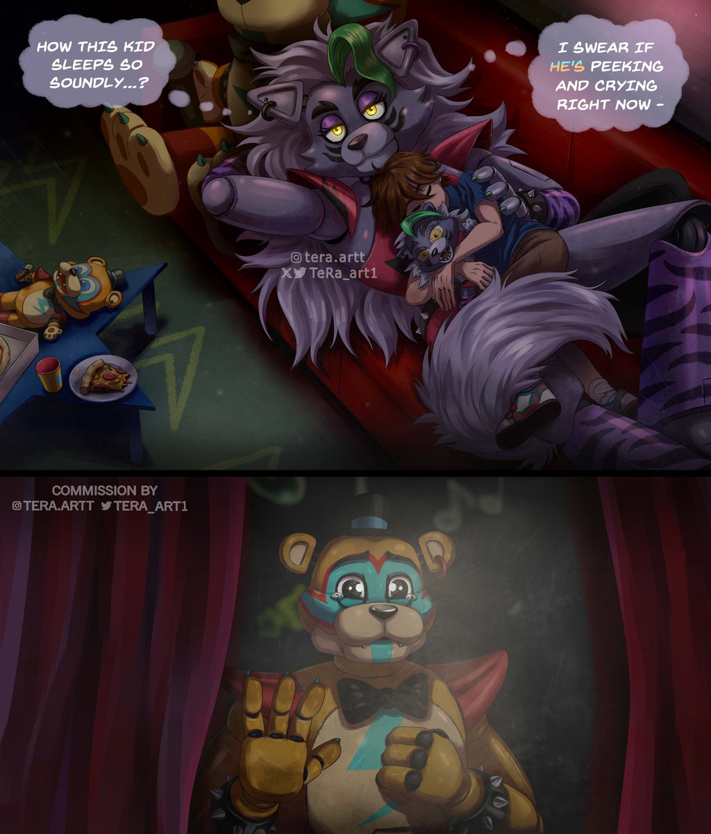She's still a good sitter even though she doesn't admit it
#FNAF #fnafsecuritybreach 2/2