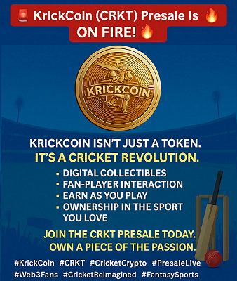 CoinKrick54335's tweet photo. 🚨 KrickCoin (CRKT) Presale Is ON FIRE! 🔥
We're just on Day 2, and we've already achieved 13.1% of our Presale Target! The momentum is REAL, and it's accelerating fast! ⚡

🎟️ Don’t miss the chance to get in early and own a piece of the game that unites billions.

👉 Act Now. https://t.co/zFux6etLUu