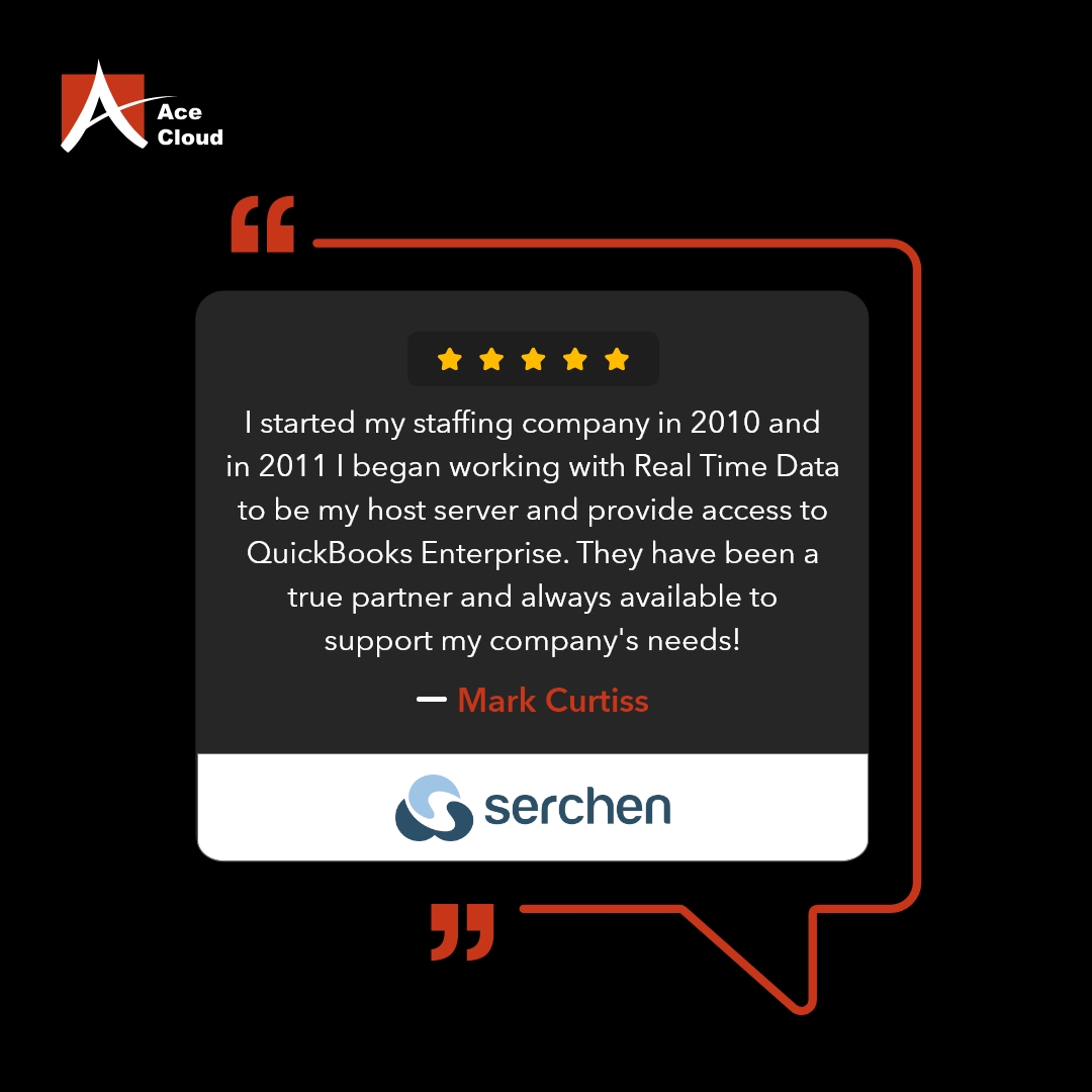 AceCloudHosting's tweet image. &quot;Since 2011, they’ve had our back”. Our clients vouch for us with confidence. Want the same reliability?
Start Your Cloud Journey Today!🔗  acecloudhosting.com/?utm_source=al… 

#CustomerSuccess #QuickBooksHosting #AceCloudHosting