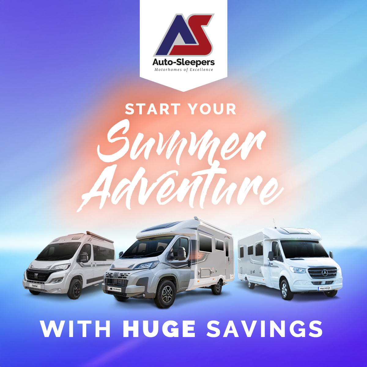 🌞 Start Your Summer Adventure with HUGE SAVINGS! 🚐💨

This Bank Holiday, there’s never been a better time to hit the road in style and comfort! 

🔥 LIMITED-TIME OFFERS across our 2024 &amp; 2025 model range

📅 Hurry – these offers won’t last forever! Visit your local dealer