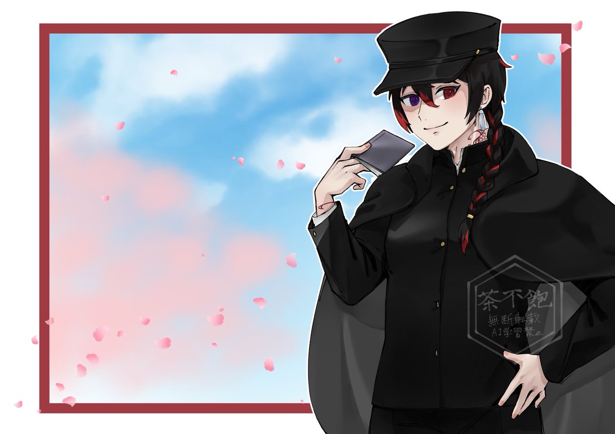 学生服てんてん大変すこです(刺青修正しました)

 #いざよい展示会