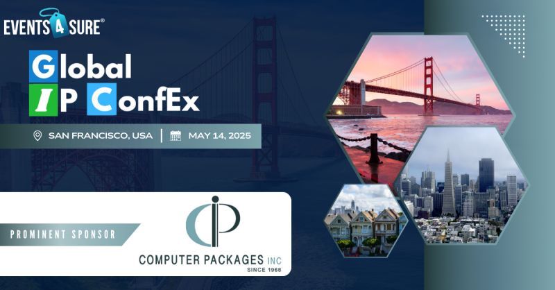 🚀 Global IP ConfEx 2025 – San Francisco | Powered by Computer Packages Inc. - CPI

Join us on May 14, 2025, at the AMA Executive Conference Center, SF, for a high-impact day of insights, innovation, and networking in the world of IP.

#GlobalIPConfEx #IP #SanFranciscoEvents
