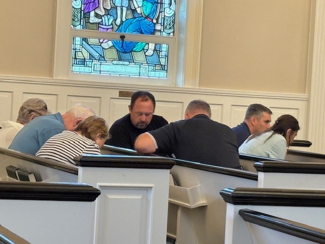 CAHMTBCH's tweet photo. What a wonderful blessing to witness the TBCH chapel filled with staff, clients, community members, and local leadership in honor of the National Day of Prayer.

“For where two or three gather in my name, there am I with them.”  Matthew 18:20 https://t.co/TeAxnQ7Fzk