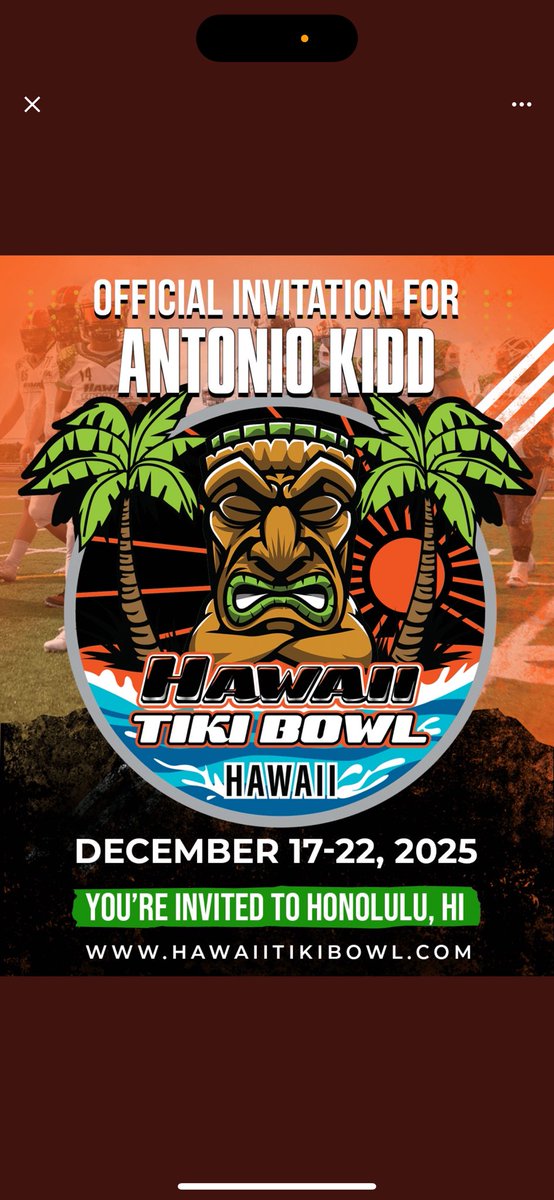 thanks for the invitation <a href="/HawaiiTikiBowl/">Hawaii Tiki Bowl</a>