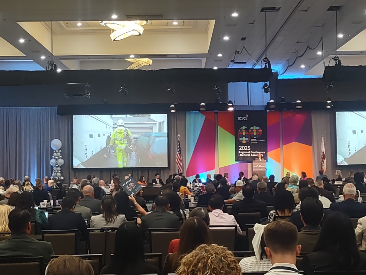 As <a href="/SCAGnews/">Southern California Association of Governments</a> 2025 Regional Conference comes to an end, on behalf of of <a href="/SCE/">SCE</a>, I thank the tireless work by #SCAG STAFF and congratulate the organization for 60 years of public service.