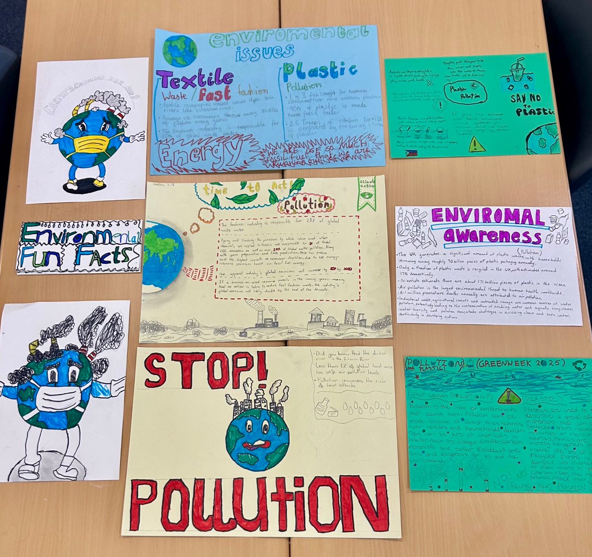 Well done to all who engaged with Green Week, our annual lessons around Earth Day. Pupils investigated environmental issues and raised awareness. Here are some of this years posters, although growing numbers opted to raise awareness digitally ♻️🌍 #LfSHolyrood #OurPowerOurPlanet