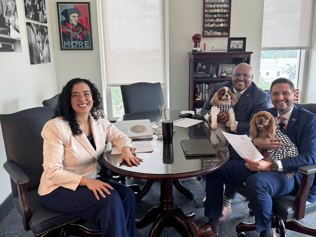Danny Burgess (@dannyburgessfl) on Twitter photo Day 60 Education Policy Meeting with the <a href="/CavalierCaucus/">Briar Rose & Holly Patch 🐶🐾</a> lending support. <a href="/AlexisMCalatayu/">Alexis Calatayud</a> <a href="/csime90/">Corey Simon</a> Day 60 Education Policy Meeting with the <a href="/CavalierCaucus/">Briar Rose & Holly Patch 🐶🐾</a> lending support. <a href="/AlexisMCalatayu/">Alexis Calatayud</a> <a href="/csime90/">Corey Simon</a>