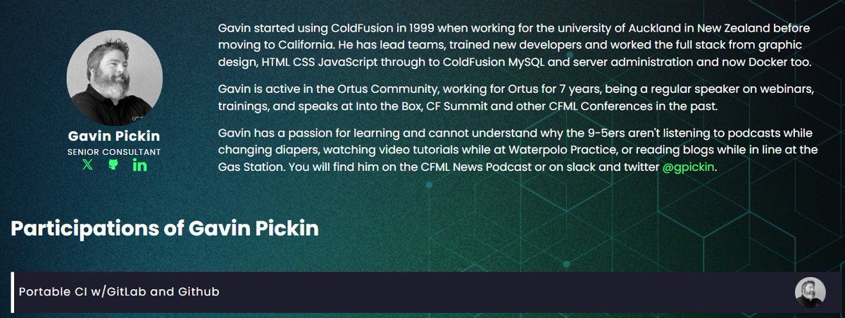 GoIntoTheBox's tweet image. 💼𝗣𝗼𝗿𝘁𝗮𝗯𝗹𝗲 𝗖𝗜 𝘄𝗶𝘁𝗵 𝗚𝗶𝘁𝗟𝗮𝗯 𝗮𝗻𝗱 𝗚𝗶𝘁𝗛𝘂𝗯 – Happening now!
Gavin Pickin shows you how to build portable CI/CD pipelines that work seamlessly across GitLab and GitHub.
Details: bit.ly/3GD9Qpw
#CICD #DevOps #OrtusSolutions #IntoTheBox #JVM #BoxLang