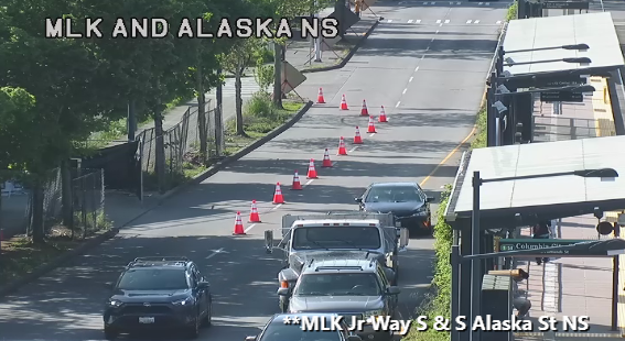 Xây dựng theo lịch trình trên MLK Jr Way S tại S