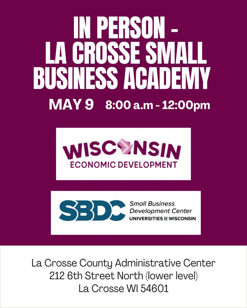 SBDC at UW-La Crosse tweet media