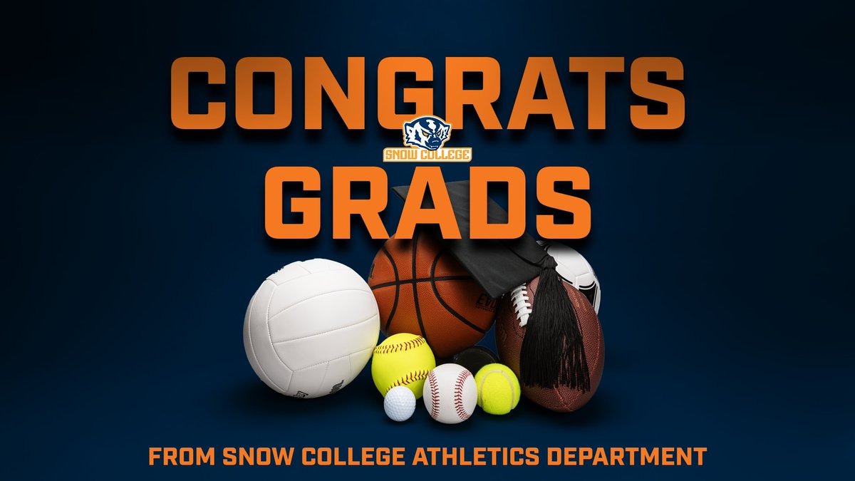 Congratulations to all our athletes who are graduating! Thanks for all you've done for Snow College Athletics. #OnceABadger