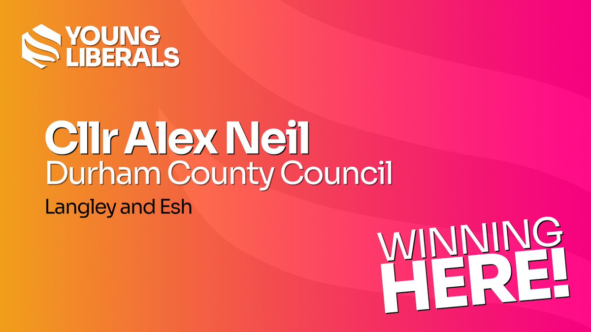 Joining Ellie in Durham will be Cllr Alex Neil - congratulations on a fantastic win in Langley &amp; Esh!