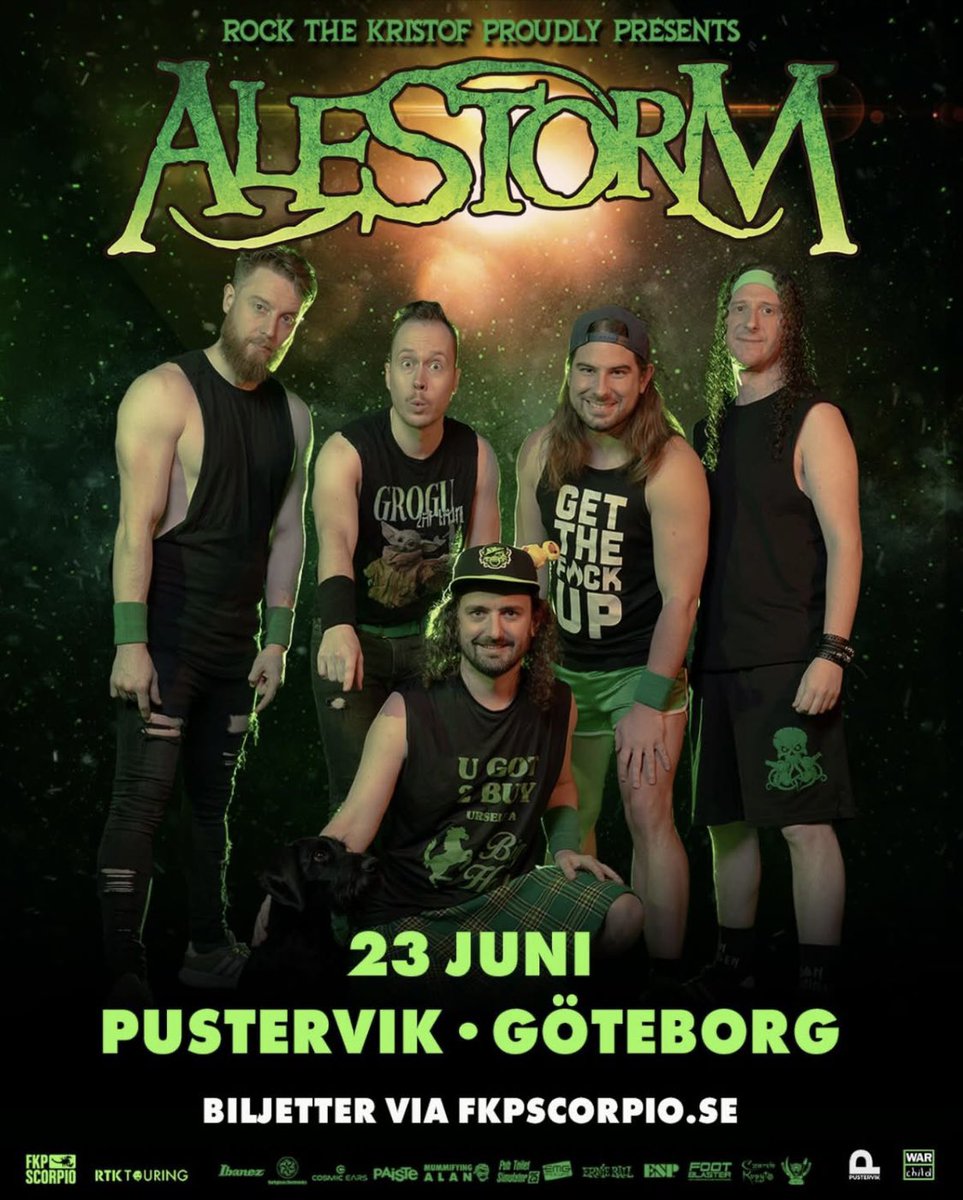 🇸🇪Oh wow Sweden! We're coming to your country for a show in Göteborg on June 23rd, supported by the orblords of @vrazorth.cosmic and lots of birthday cake (it's Chris's birthday)!