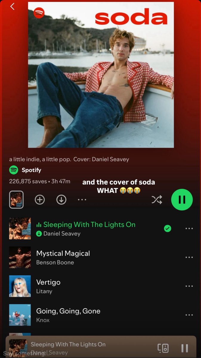 Daniel Seavey HQ (@danielseaveyhq) on Twitter photo #NEW๐ฒ| <a href="/SeaveyDaniel/">Daniel Seavey</a> via instagram story:
โand the cover of soda WHAT๐ญ๐ญ๐ญโ #NEW๐ฒ| <a href="/SeaveyDaniel/">Daniel Seavey</a> via instagram story:
โand the cover of soda WHAT๐ญ๐ญ๐ญโ