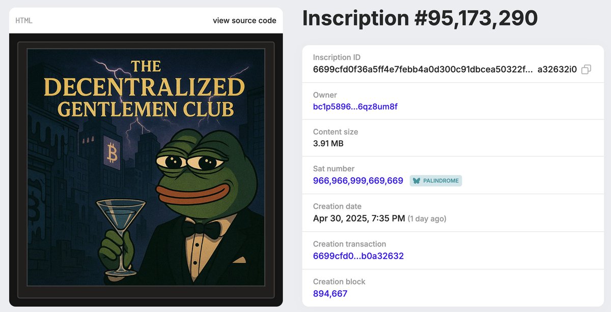 We spent $2,779 minting this ordinal...here's why?
🧵