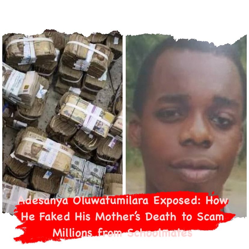 qubesmagazine's tweet photo. Adesanya Oluwatumilara allegedly faked his mother’s death to solicit funds from classmates, later spotted partying. The incident has gone viral, online scams.
🔗 Read more: QubesMagazine (link in bio)
#AdesanyaScam #StudentFraud #FakeDeath #OnlineScam #NigerianNews #CampusNews https://t.co/vLOAiAxHXK