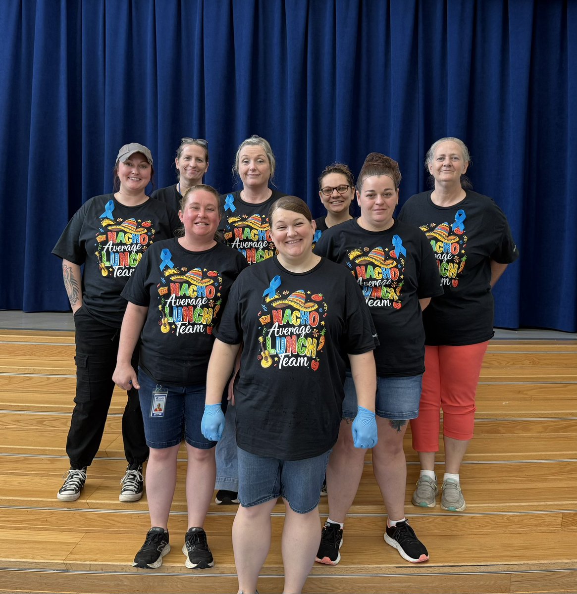 LepsLunchLand's tweet photo. Nacho average Lunch Team! https://t.co/aQUhNy2mrx