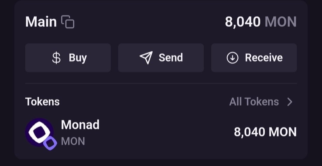 Giveaway 💰#11

I will give 100 $Mon for my 100 followers now drop your wallet address and Follow <a href="/ZyAhmad17/">Zy_NFTs</a> <a href="/TyaBull/">Tya</a> 
Like retweet And tag 3 of your friends Lfg mon💜
Prizes will be distributed tomorrow ,For those who have followed the steps above.💜🫡