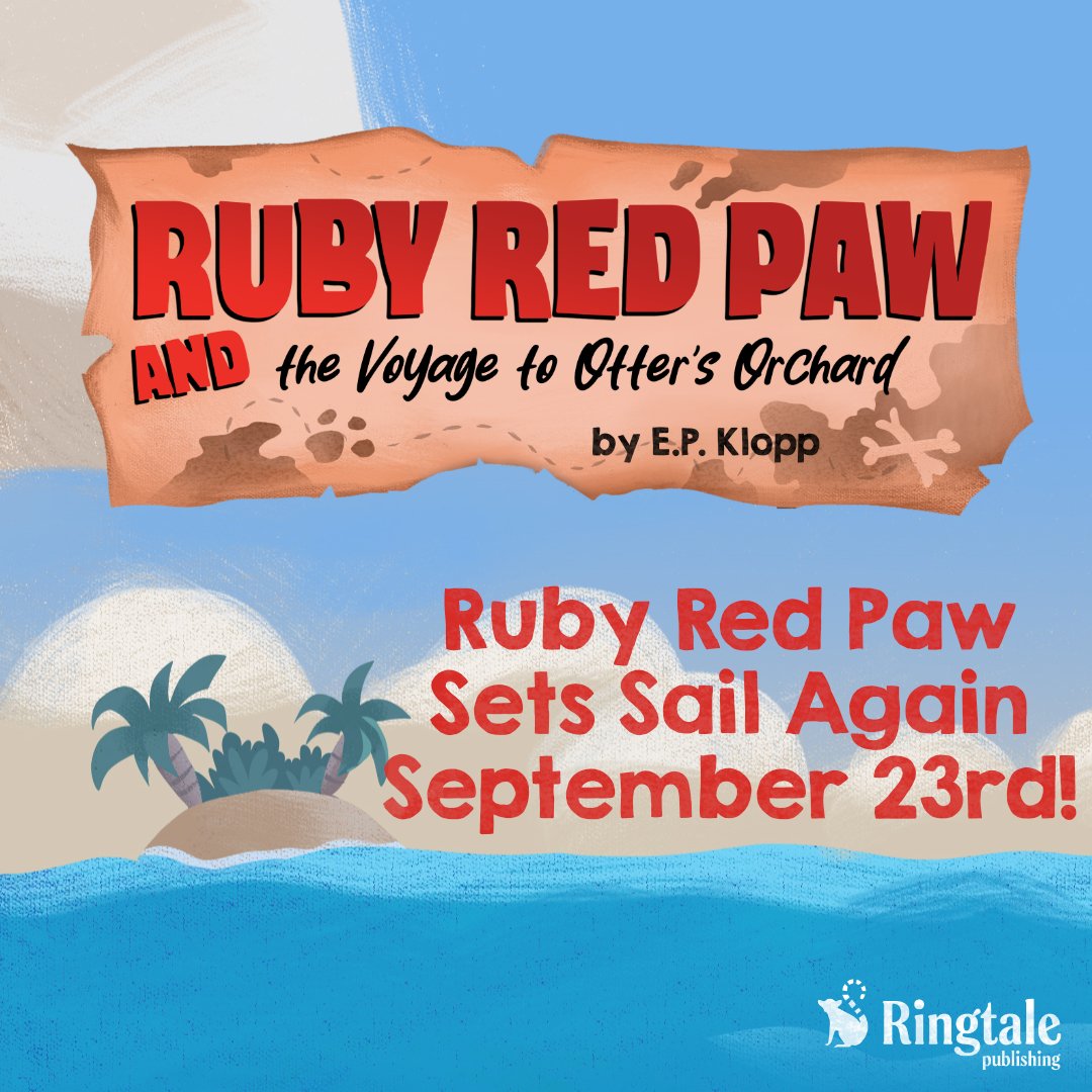 RingtaleBooks's tweet image. Ruby Red Paw sets sail again! 😼🏴☠️
From author @epklopp comes the follow-up adventure of feline pirate Ruby Red Paw!
Ruby Red Paw & the Voyage to Otter's Orchard releases September 23rd! 🍏
#kidlit #childrensbooks #booksforkids #chapterbooks