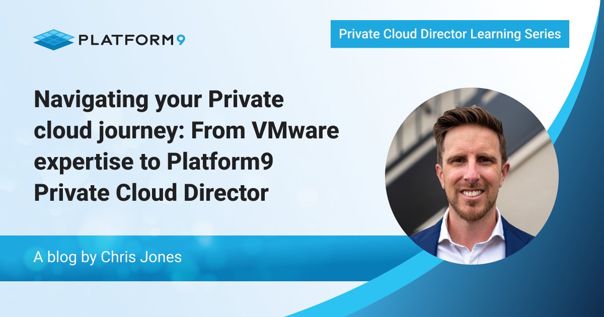 Platform9Sys's tweet image. Exploring #VMwareAlternatives like Platform9 Private Cloud Director doesn’t mean discarding your years of  virtualization expertise – it means applying that knowledge to a new, powerful, and open platform. 

Our new blog series is designed to ease that transition. We directly…