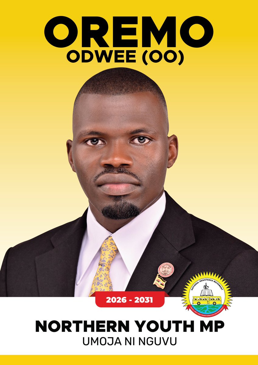 OremoOdwee's tweet photo. The Great Youth of Karamoja, Lango, Acholi, West Nile and Uganda at large.
Country men and women.
I bring you revolutionary greetings.
With immense humility, i declare my candidature for Youth Member of Parliament Northern Uganda.
This journey is not just about politics; it is about working together to craft a beautiful future for our youth and the country at large.
Together, we can build a community where we all can thrive.
UMOJA NI NGUVU.
#OO4NorthernYouthMP.