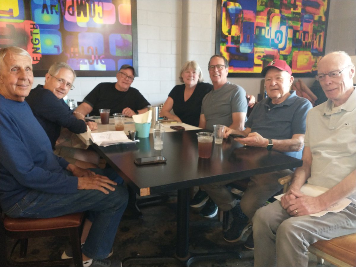 We love all the bikers and they love what <a href="/INdyfeast/">Movable FEAST</a> does for the Nickel Plate Trail.  This group is planning to ride the Katy Trail in Missouri #connectivity #rails2trails #indy