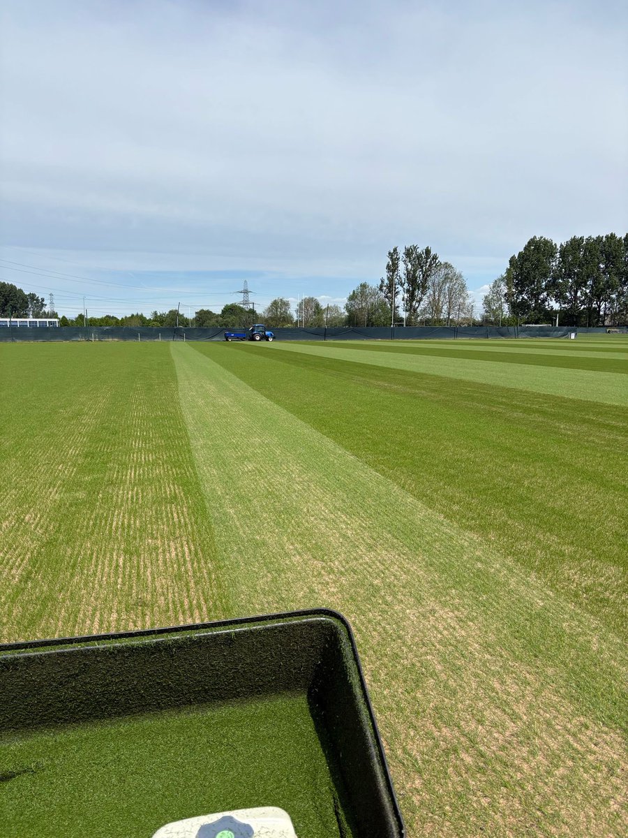 Nice recognition this week after another long season. Pre season 25/26 prep already well underway with a first cut on our pitch 2 following its annual renovation. 🌱 ⚽️