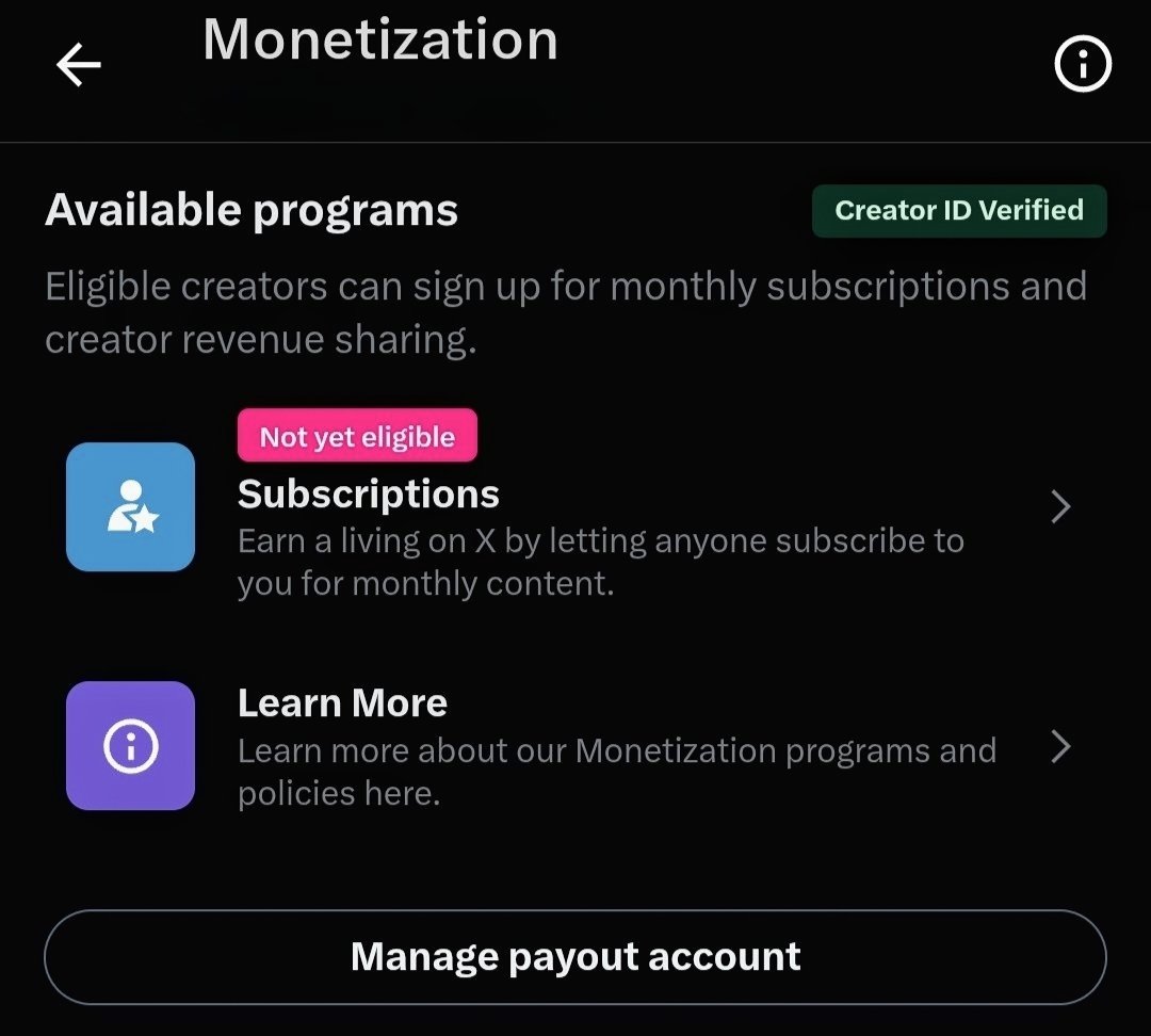 If your revenue share is paused, remember that when you get an email that your monetization is resumed, you will get compensated for those months.

So don’t give up; stay hopeful. 𝕏 is the creator's platform. ♥️