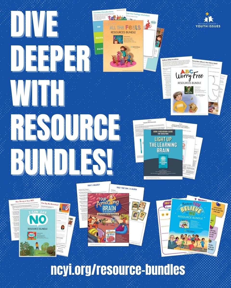 Make #lessonplanning easy! We have created Resource Bundles so you can dive deeper into the lessons taught in our books. They contain worksheets, coloring pages, posters, craftivities, and games.
ncyi.org/resource-bundl…
#picturebooks #lessonplans #picturebooksteachkids