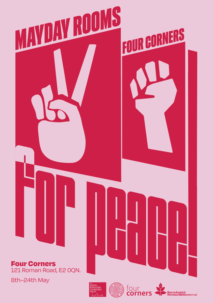Peace movement exhibition coming up from our friends at MayDay Rooms.... includes materials related to Housmans and Peace News. Check link for full details: 
maydayrooms.org/event/for-peac…