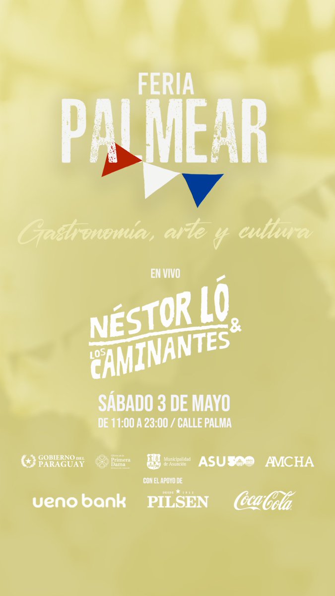 ¡Ahora sí, vuelve la Feria Palmear! 😎

Preparate para un sábado lleno de experiencias culturales y gastronómicas en la icónica calle Palma. 

🍔 Desde las 11 h, viví un día diferente.

¡¡NOS VEMOS!! 🎉🥳