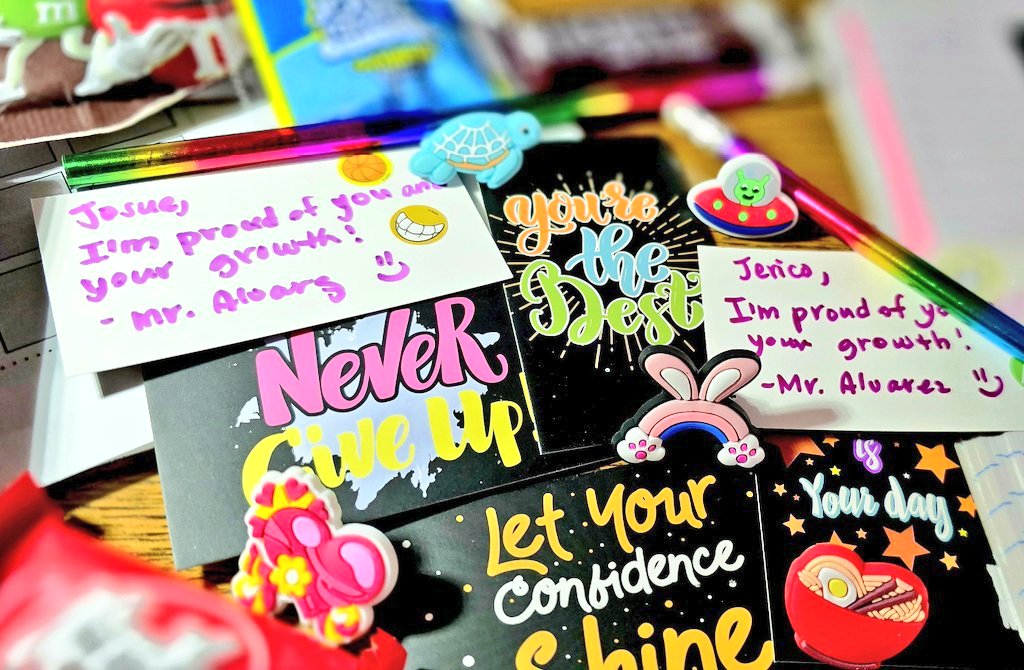 Reflection: This #testing season can be #stressful 😓 for all, especially #EmergentBilingual #Multicultural #ELs #Newcomer students... To support them, I wrote #affirmations ✍️ along with a few #treats 🍫 to show #appreciation 💕 ☺️ <a href="/Reed_Middle/">Reed Middle School</a>