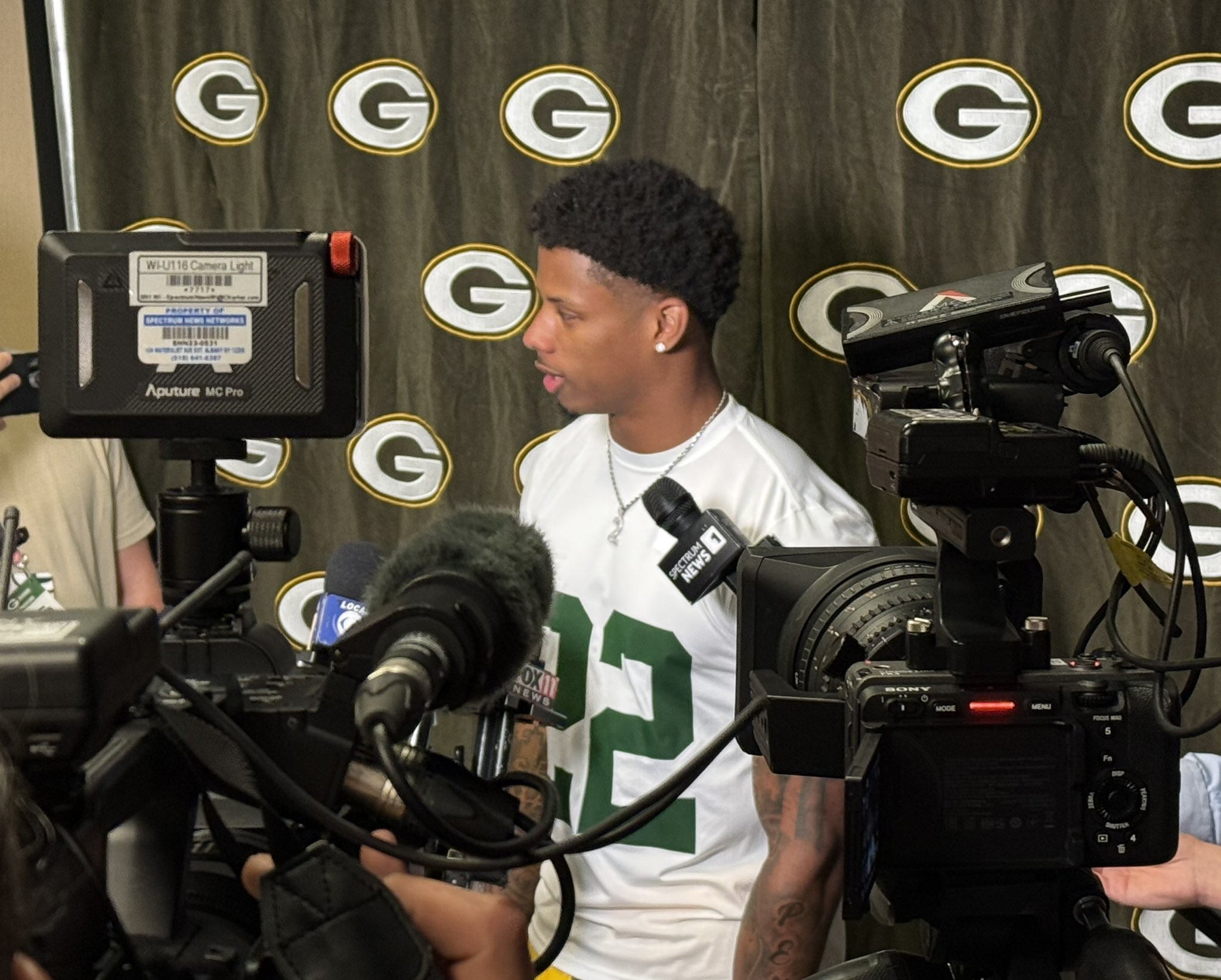 Ellie French on X: "Matthew Golden said the reason he went with the #22 is  because his grandma's favorite number is 2. The Packers initially gave him  the #81 but he asked
