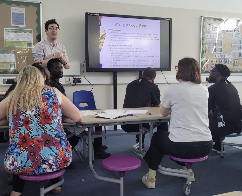 #ELSA #Education Horizons staff completing our Social Story and Comic Strip whole school ELSA training.