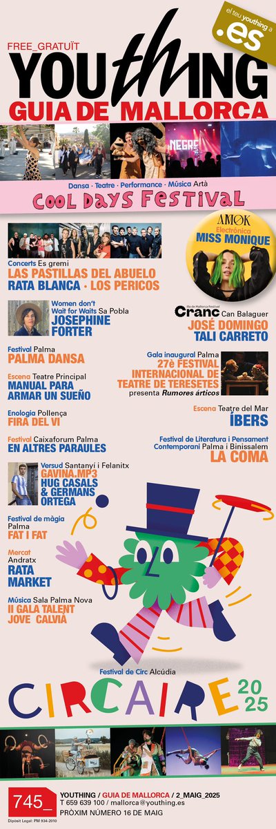 Pots consultar l’agenda amb les activitats del cap de setmana al nou youthing.es