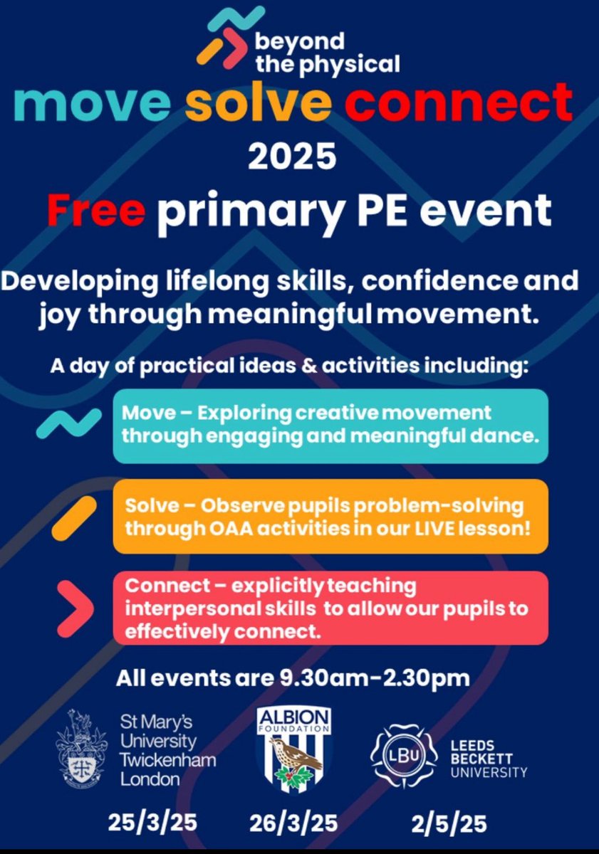Great PE CPD led by <a href="/_beyondphysical/">Beyond the Physical</a> titled Move, Solve and Connect. 
It was fantastic to connect with so many passionate PE practitioners and share some inspirational and insightful discussions. 
I look forward to putting ideas into practice and thank the team for a superb day