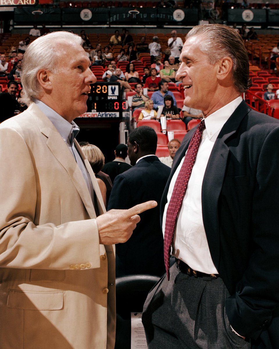MiamiHEAT's tweet image. Congrats on a legendary coaching career &amp;amp; best of luck in your next role, Coach Pop!