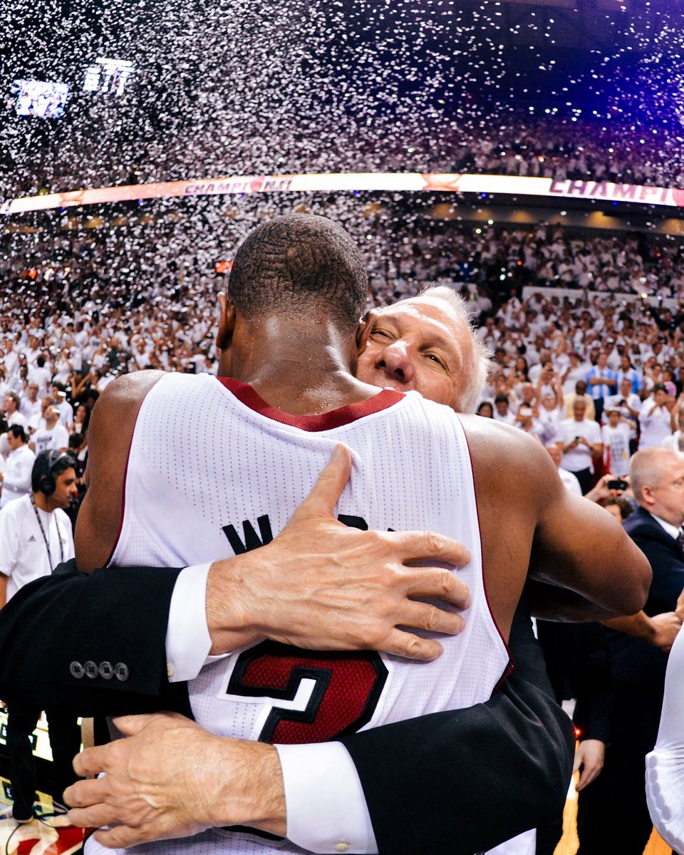 MiamiHEAT's tweet image. Congrats on a legendary coaching career &amp;amp; best of luck in your next role, Coach Pop!