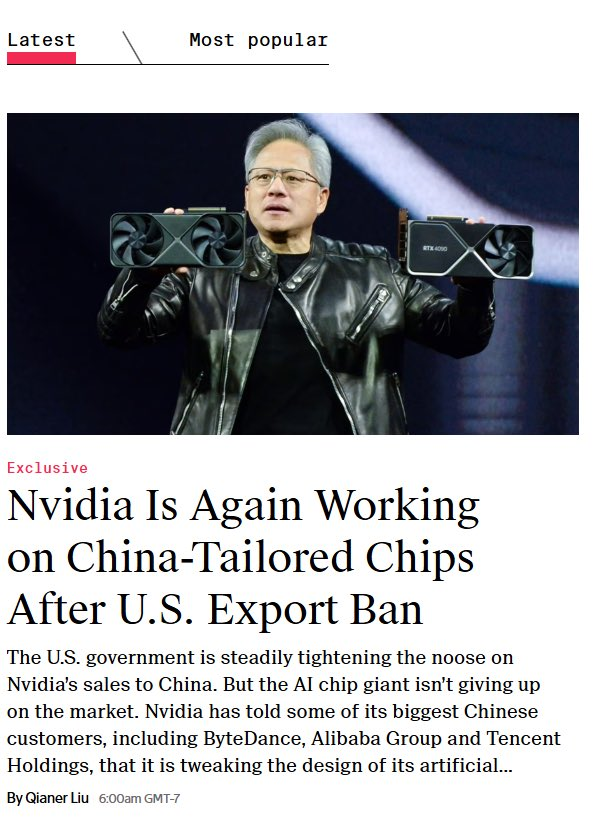 Nvidia, ABD yaptırımlarını aşmak ve pazardaki yerini korumak amacıyla Çin için yeni bir GPU geliştiriyor.