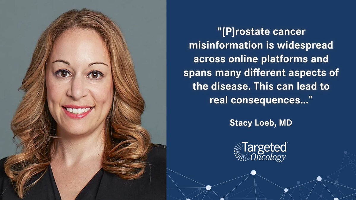 Targeted Oncology (@targetedonc) on Twitter photo According to <a href="/LoebStacy/">Stacy Loeb, MD</a>, and a study at #AUA25, prostate cancer myths are common across social mediaโespecially TikTokโand span causes, symptoms, screening, treatment, and transmission.
Read more: hubs.li/Q03kxDzM0 According to <a href="/LoebStacy/">Stacy Loeb, MD</a>, and a study at #AUA25, prostate cancer myths are common across social mediaโespecially TikTokโand span causes, symptoms, screening, treatment, and transmission.
Read more: hubs.li/Q03kxDzM0