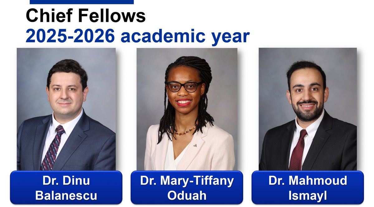 Mahmoud Ismayl, M.D. (@mahmoud_ismayl) on Twitter photo I’m truly honored and grateful to serve as Chief Fellow alongside <a href="/dinubalanescu/">Dinu V. Balanescu, M.D.</a> and <a href="/Dobeze_/">Mary-Tiffany Adannia Oduah M.D.</a>. Excited for the year ahead and the opportunity to contribute to the continued success and growth of our cardiology fellowship at <a href="/MayoClinic/">Mayo Clinic</a>. I’m truly honored and grateful to serve as Chief Fellow alongside <a href="/dinubalanescu/">Dinu V. Balanescu, M.D.</a> and <a href="/Dobeze_/">Mary-Tiffany Adannia Oduah M.D.</a>. Excited for the year ahead and the opportunity to contribute to the continued success and growth of our cardiology fellowship at <a href="/MayoClinic/">Mayo Clinic</a>.