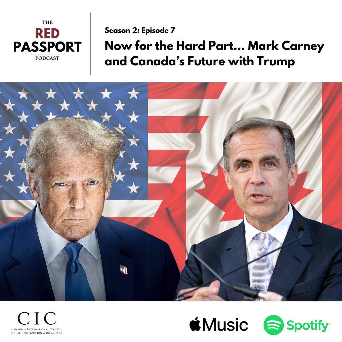 The CIC (@thecic) on Twitter photo Mark Carney is Canada’s new PM—and he’s facing a world on fire. Global tensions are rising, and the stakes couldn’t be higher. <a href="/blais_louise/">Louise Blais</a> Jeremy Kinsman and Peter Donolo break down what’s next for Canada.
open.spotify.com/episode/0nPnsP…
#cdnpoli #MarkCarney #TrumpWatch Mark Carney is Canada’s new PM—and he’s facing a world on fire. Global tensions are rising, and the stakes couldn’t be higher. <a href="/blais_louise/">Louise Blais</a> Jeremy Kinsman and Peter Donolo break down what’s next for Canada.
open.spotify.com/episode/0nPnsP…
#cdnpoli #MarkCarney #TrumpWatch