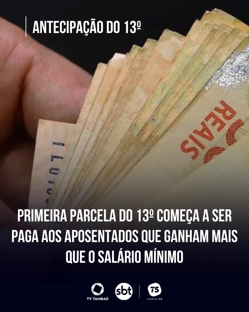 Pagamento a quem ganha benefício mínimo começou no último dia 24📢🗣️

Confira a matéria completa no link do Portal T5: 
portalt5.com.br/noticias/brasi…

#Notícia #Jornal #Polícia #Paraíba