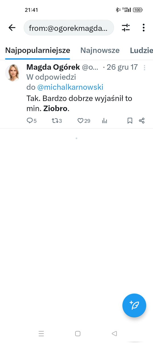 niemamnietutaj0's tweet photo. @Jan_Pinski @ogorekmagda Magdalena Ogórek to taki #PiSmak, że o politykach PiS na koncie, które prowadzi od 2012 roku wspomina raz albo dwa. To nie jest nawet symetryzm bo bez symetryzować trzeba dążyć do wyważenia między jedną a drugą stroną. To jest stronniczość. Ogórek robi łaskę @OficjalnyJK https://t.co/1J0Oj8FMbP